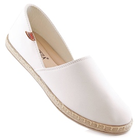 Scarpe espadrillas senza lacci da donna bianche Vinceza 34591 bianca 1