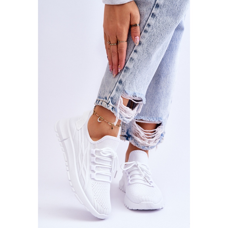 FB2 Sneakers Sportive Slip-On Donna Bianco Rosett 1