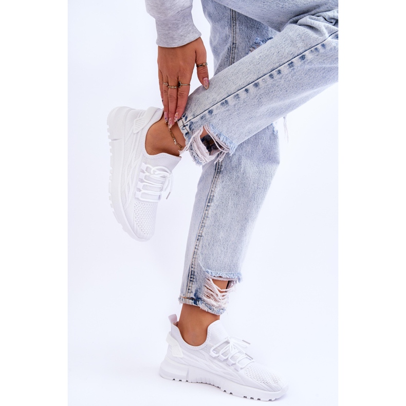 FB2 Sneakers Sportive Slip-On Donna Bianco Rosett 2