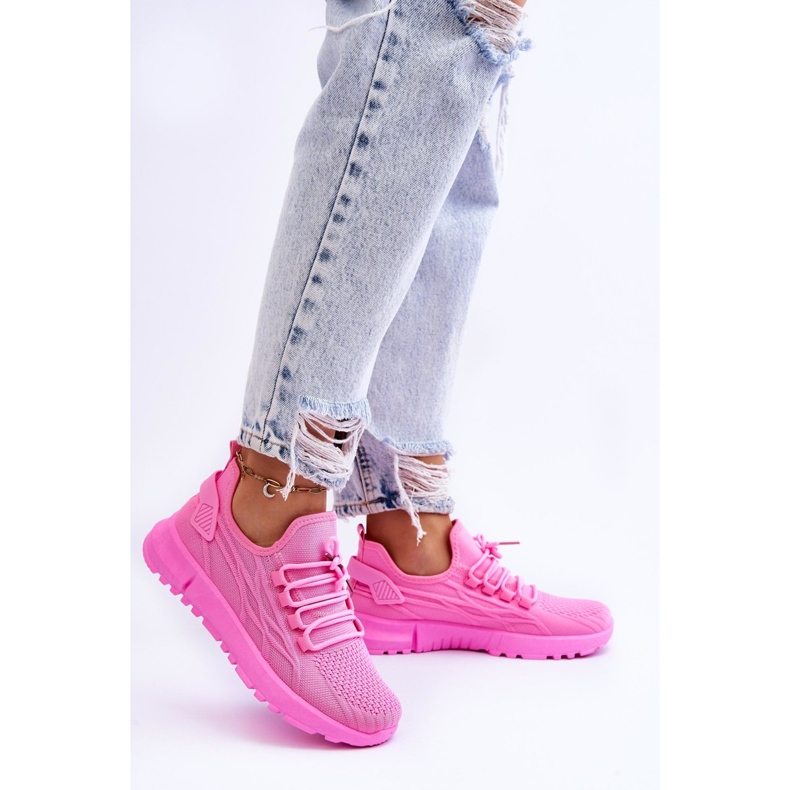 FB2 Sneakers Sportive Slip-On da Donna Rosa Rosett 2