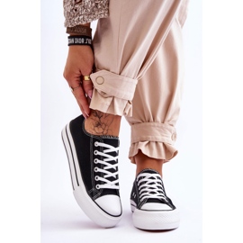 FB2 Sneakers da donna su una massiccia piattaforma Black Ember nero 1