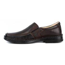WASAK Slip-on da uomo in pelle 0114W marrone 1