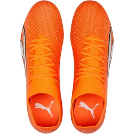 Scarpe da calcio Puma Ultra Match FG/AG M 107217 01 arancia arance e rosse 1