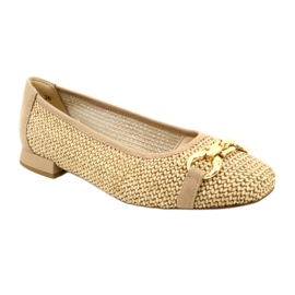 Ballerine donna Caprice 9-22503-20 311 Bark Comb beige 1