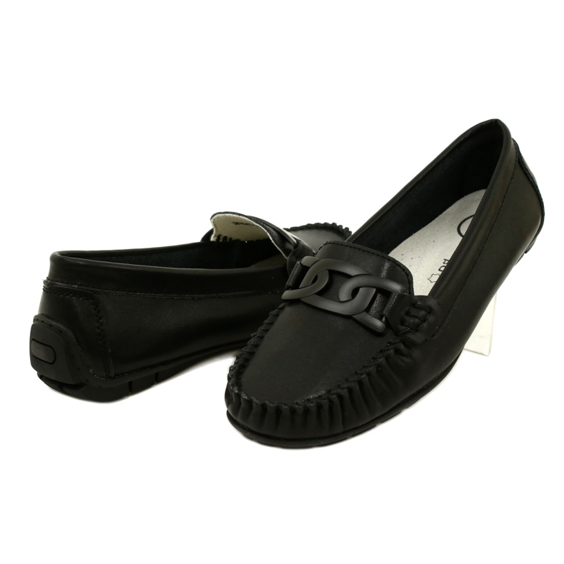 Mocassini Donna in Pelle Filippo DP4547 Neri nero 4