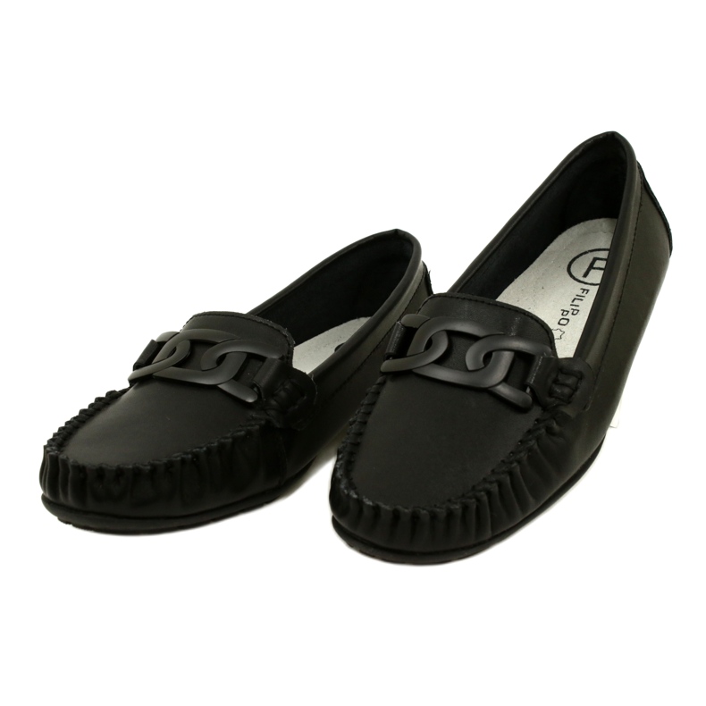 Mocassini Donna in Pelle Filippo DP4547 Neri nero 3