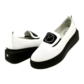 Filippo Scarpe da donna bianche in pelle alla moda DP4572/23 WH bianco 4