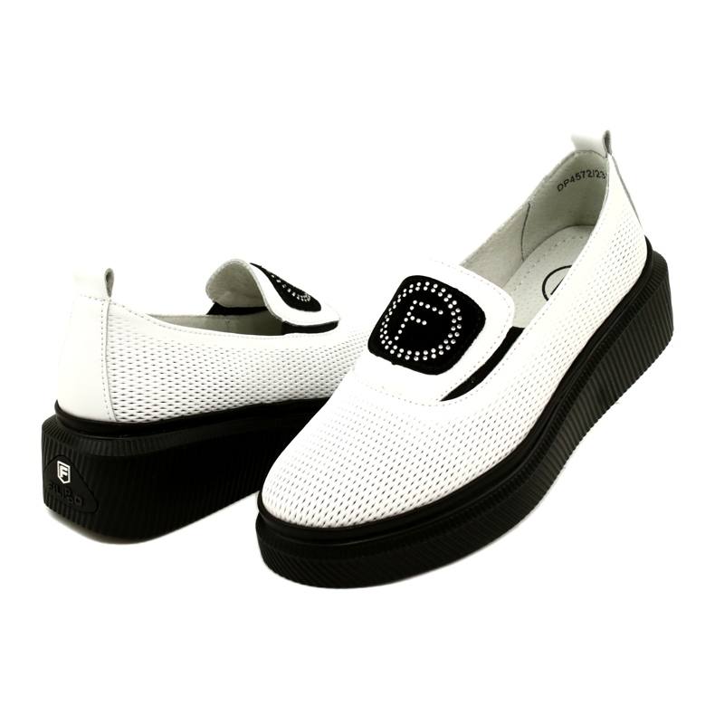 Filippo Scarpe da donna bianche in pelle alla moda DP4572/23 WH bianca 4