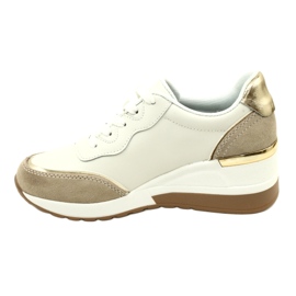 Filippo DP4660/23 WH BE scarpe stringate sportive da donna Bianco e Beige 2