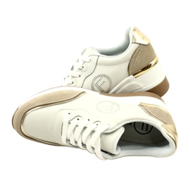 Filippo DP4660/23 WH BE scarpe stringate sportive da donna Bianco e Beige 5