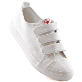 Sneakers da bambino con velcro bianco News 5791 bianca 1