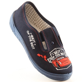 Ciabatte per bambini Nazo N017DKW blu navy per la scuola materna 1