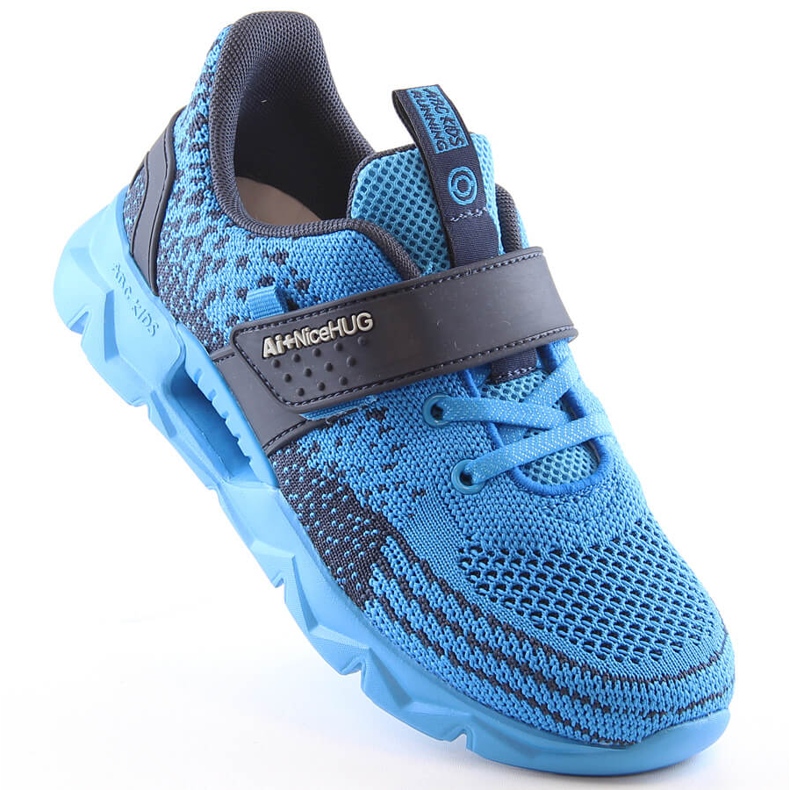 Atletico Scarpe sportive per bambini con velcro blu AbcKids B91230217 blu navy 1