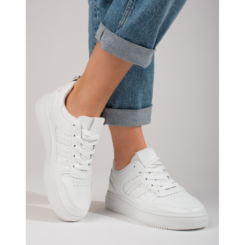 Sneakers Shelovet bianche da donna bianca 1