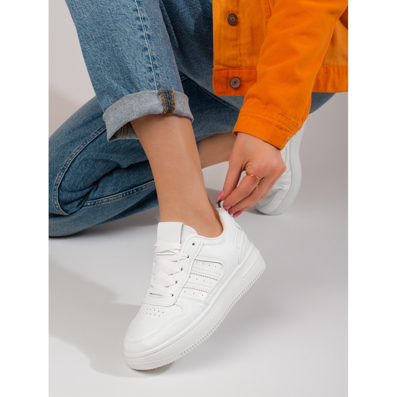 Sneakers Shelovet bianche da donna bianca 2