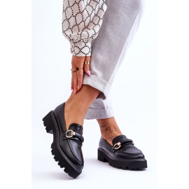 Mocassini Donna in Pelle Nero Camerin 1