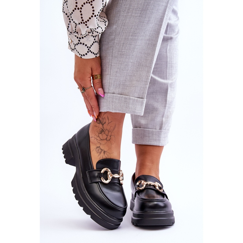 FJ1 Mocassini Slip-on in pelle da donna Black Albie nero 1