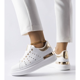 BM Sneakers bianche con traforo Chalut colorato bianco 2
