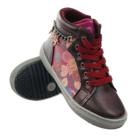American Club Stivaletti ADI American 10108 rosa multicolore 3