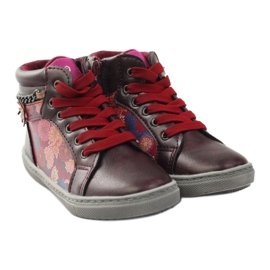 American Club Stivaletti ADI American 10108 rosa multicolore 4