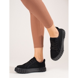 Sneakers Shelovet nere da donna nero 1