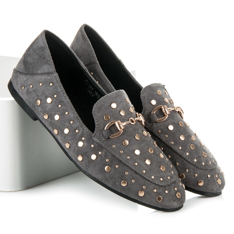 Sergio Todzi Mocassini Con Strass grigio 1
