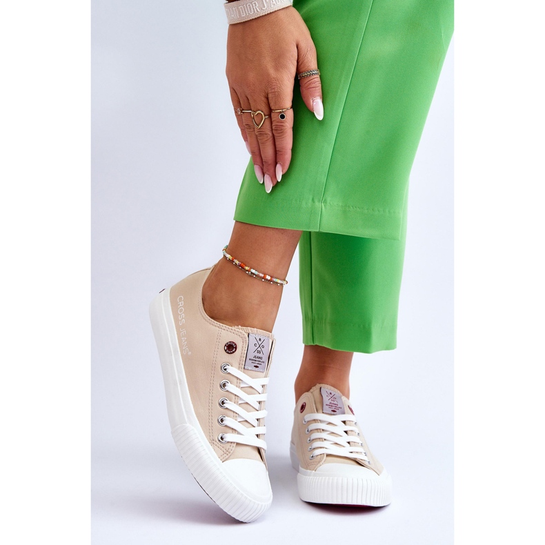Sneakers Donna Cross Jeans LL2R4070 Beige 1