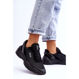 Scarpe Sportive da Donna in Tessuto Memory Foam System Big Star LL274A065 Nere nero 2