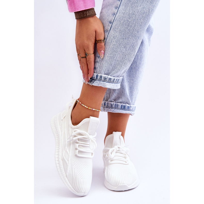 Sneakers senza lacci da donna Big Star LL274712 Bianche bianca 1