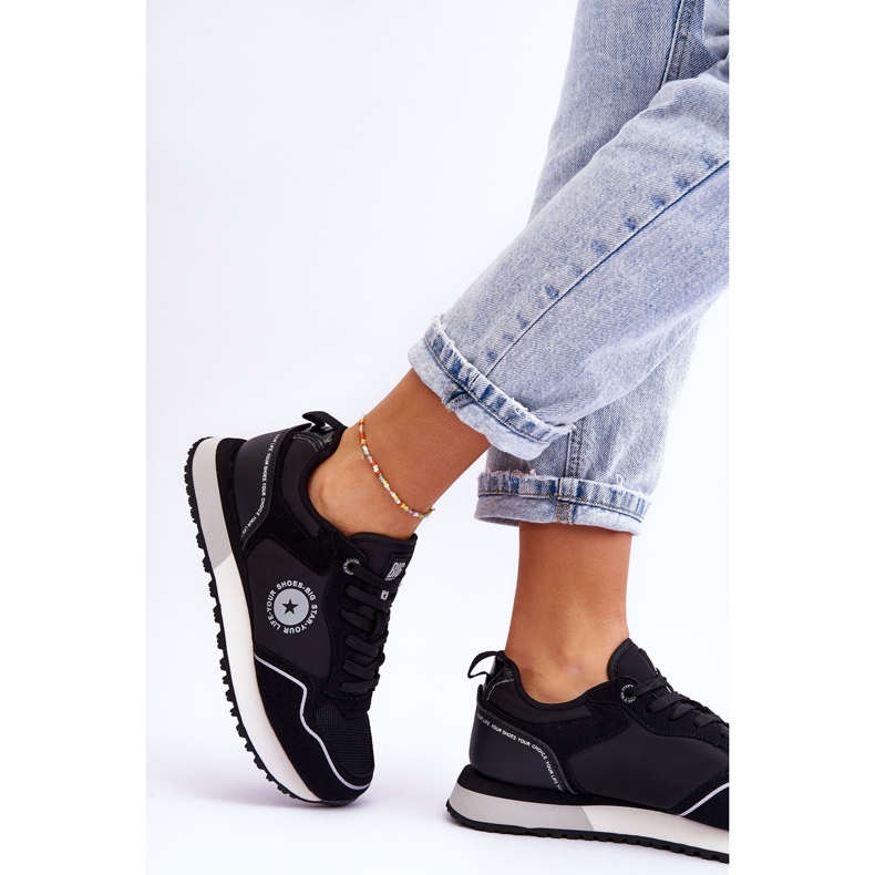 Sneakers da donna Memory Foam System Big Star LL274541 Nere nero 2