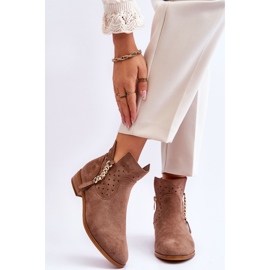 Vinceza Stivali Da Donna Con Cerniera In Pelle Scamosciata Beige Belliano 1
