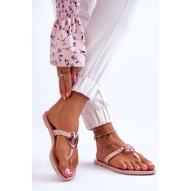 Infradito vegane da donna ZAXY JJ285032 Nude rosa 2