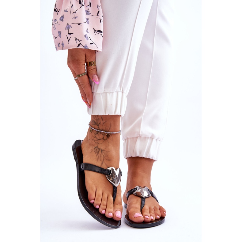 Infradito vegane da donna ZAXY JJ285031 nere nero 1