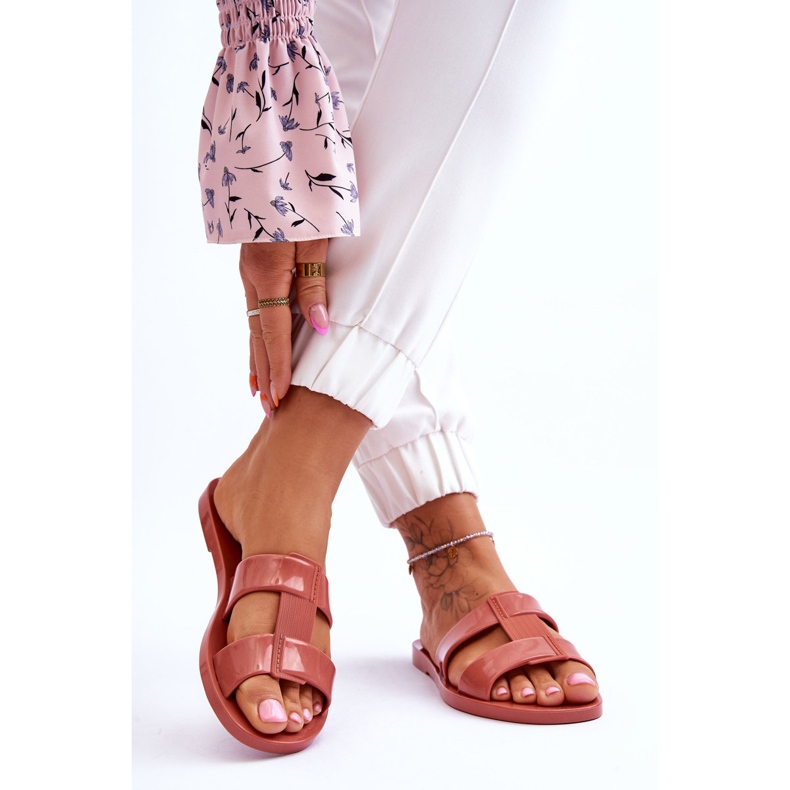 Pantofole vegane alla moda ZAXY JJ285262 Rosa sporco 2