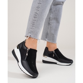 Sneakers Shelovet nere da donna nero 1