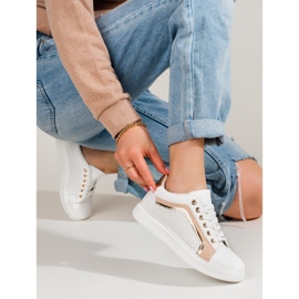 Scarpe sportive da donna classiche bianche Shelovet bianca 2