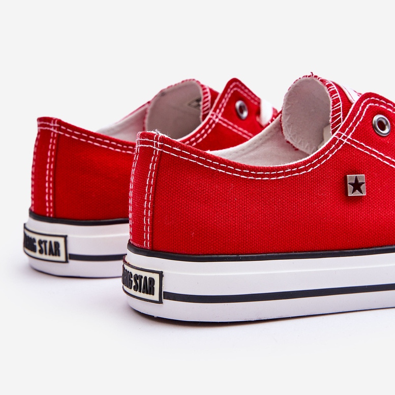 Sneakers da donna Big Star T274020 Rosse rosso 2