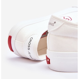 Sneakers Donna In Tessuto Cross Jeans LL2R4043 Bianche bianco 2