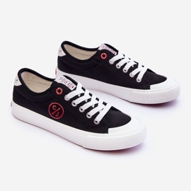 Sneakers Donna In Tessuto Cross Jeans LL2R4044 Nere nero 1