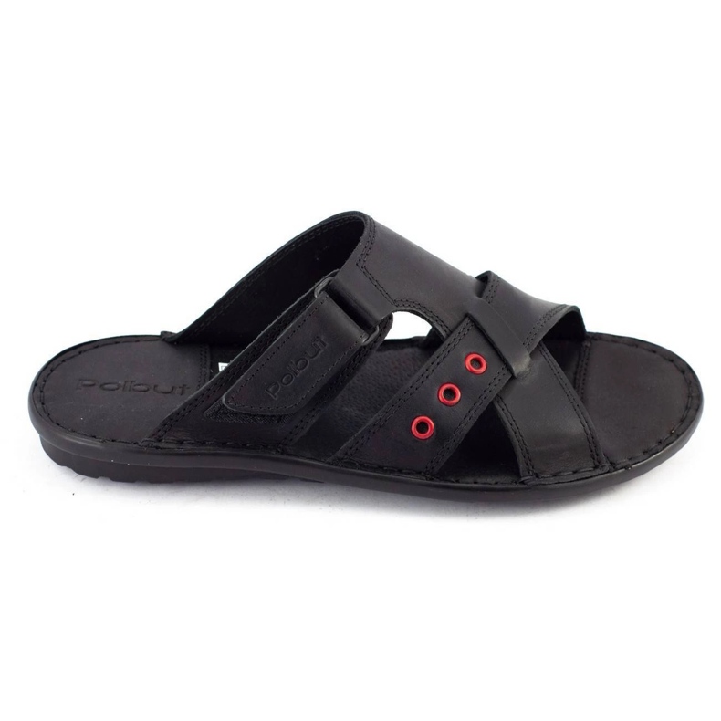 Polbut Pantofole da uomo SA05 nere nero 1