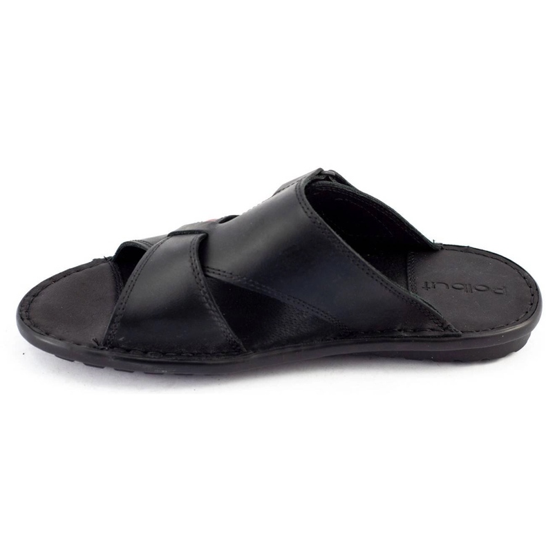 Polbut Pantofole da uomo SA05 nere nero 2