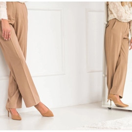 Marco Shoes Tacchi in nappa beige 1