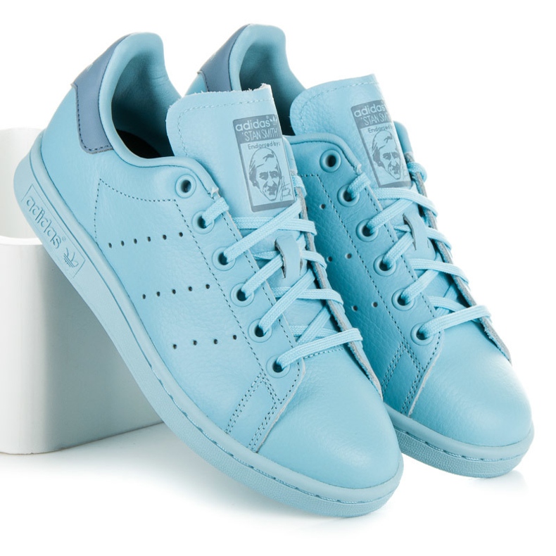 Adidas Stan Smith J. blu 2