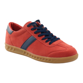 Sneakers sportive DK 83104 rosse rosso blu navy 1