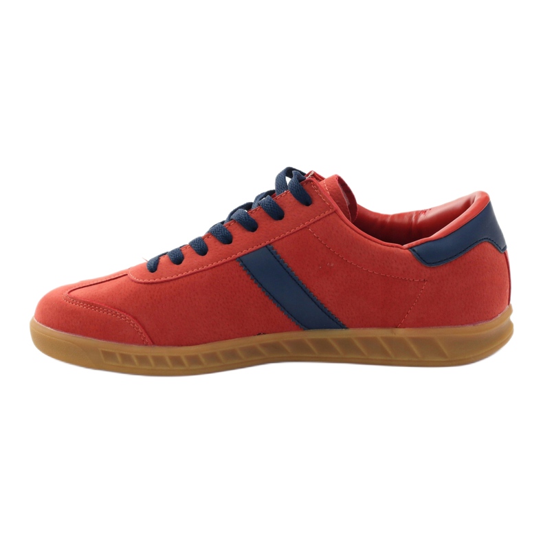 Sneakers sportive DK 83104 rosse rosso blu navy 2