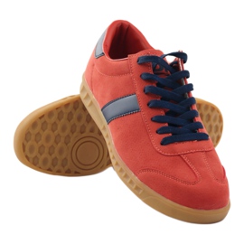 Sneakers sportive DK 83104 rosse rosso blu navy 3