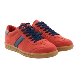 Sneakers sportive DK 83104 rosse rosso blu navy 4