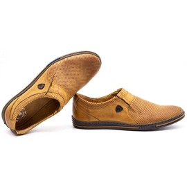 Polbut Scarpe da uomo in pelle 362 Per rosso multicolore arancia 1