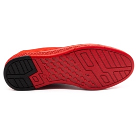 Polbut Scarpe casual da uomo in pelle K24 nabuk rosso 1