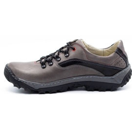Olivier Scarpe da trekking da uomo 268K nere nero grigio 1